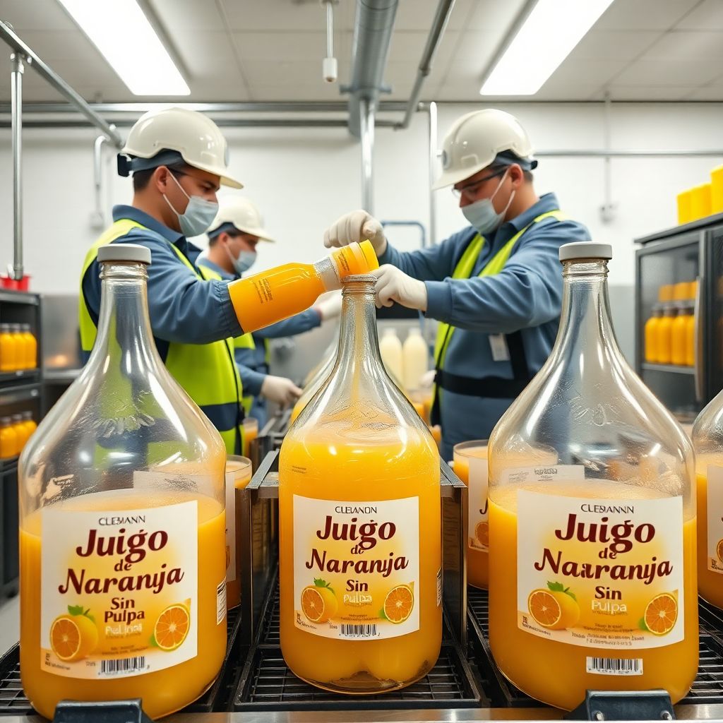 Jugo de Naranja sin Pulpa
