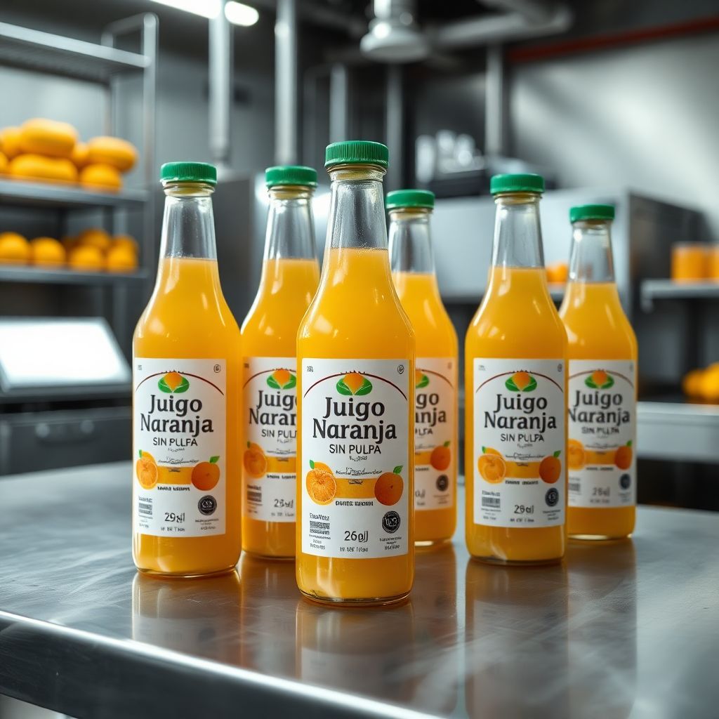 Jugo de Naranja sin Pulpa