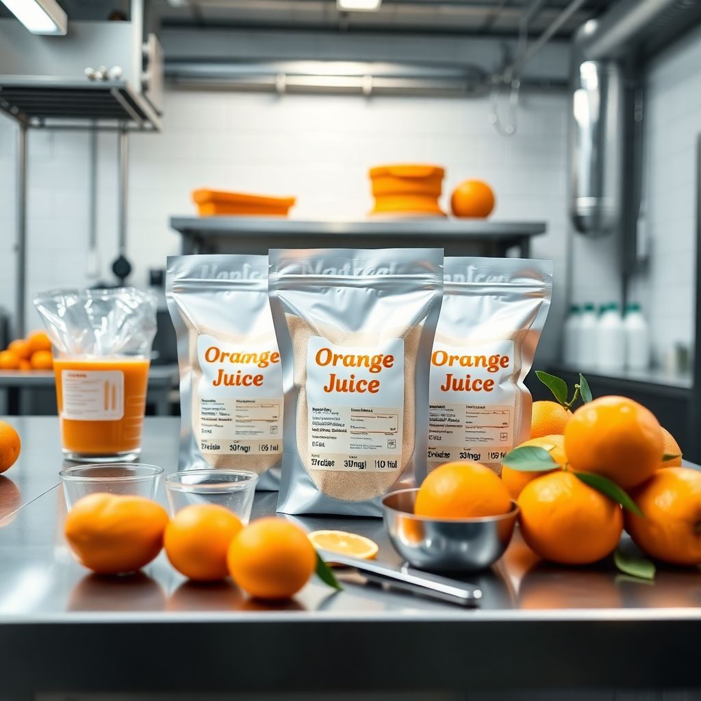 Jugo de Naranja Natural en Polvo